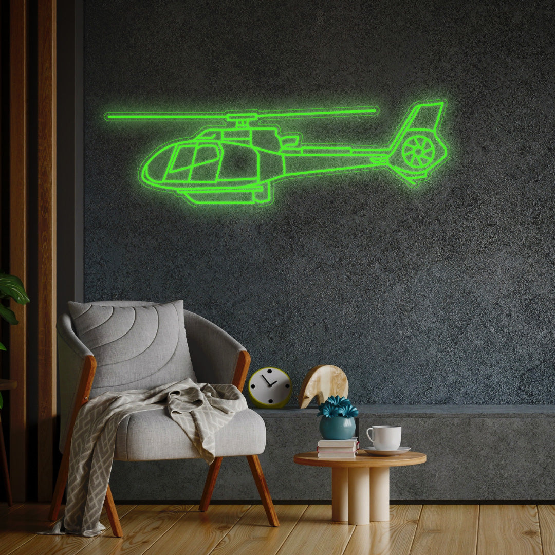 EC130T2 Neon Silhouette