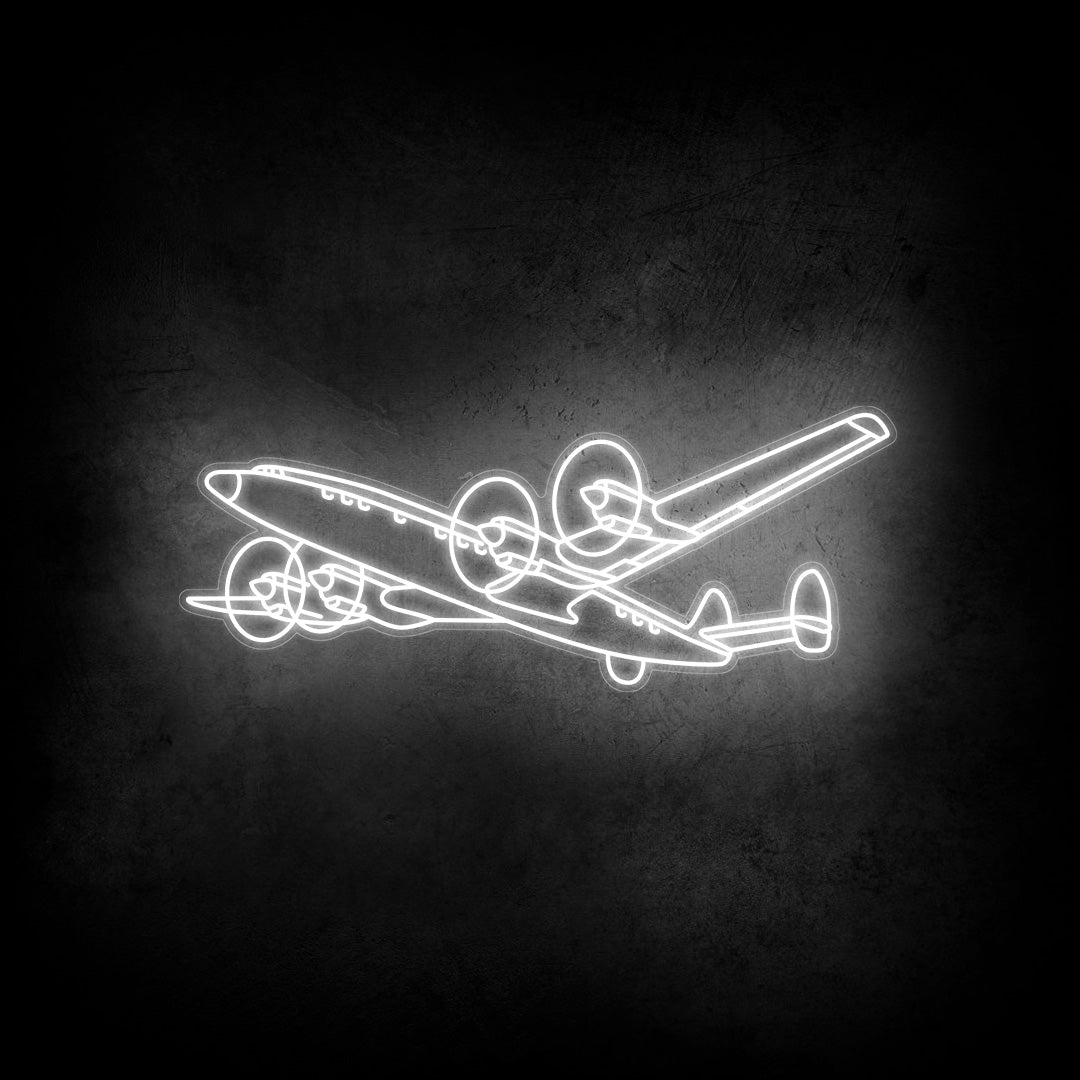 L-1649 Starliner Angle Neon Silhouette