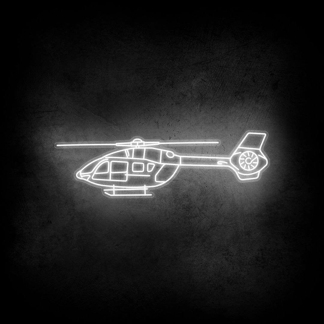 H145 Neon Silhouette