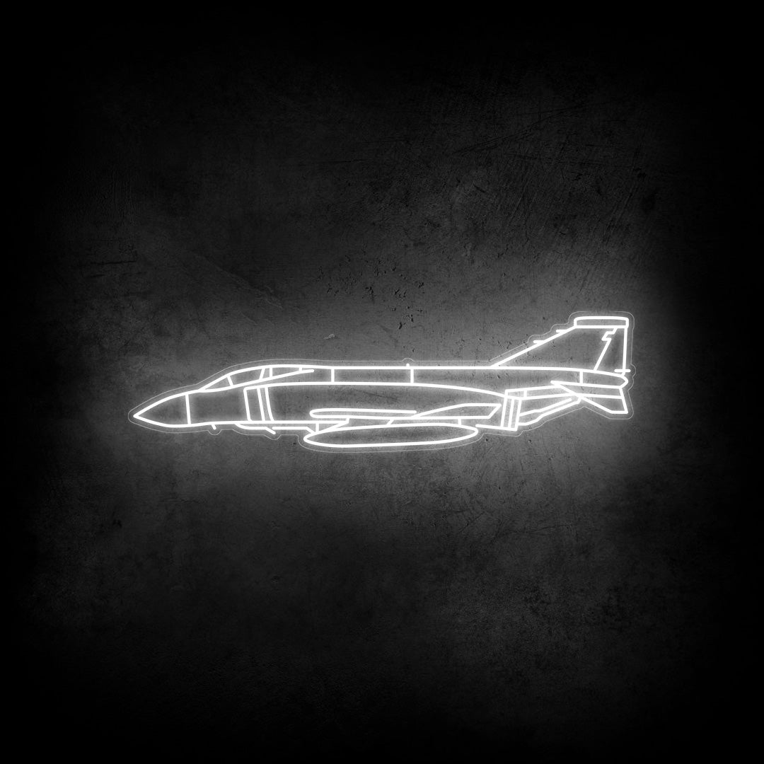 RF-4M Phantom II Neon Silhouette