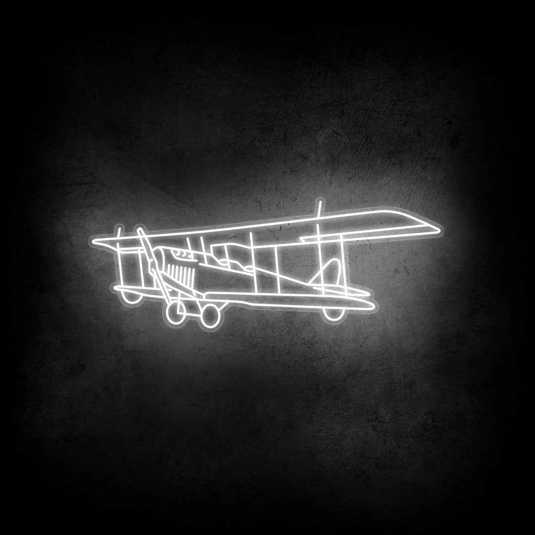 Jenny JN-4 Angle Neon Silhouette