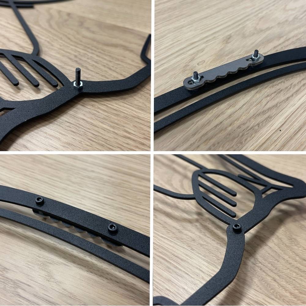 AH-1 Cobra Silhouette Metal Wall Art