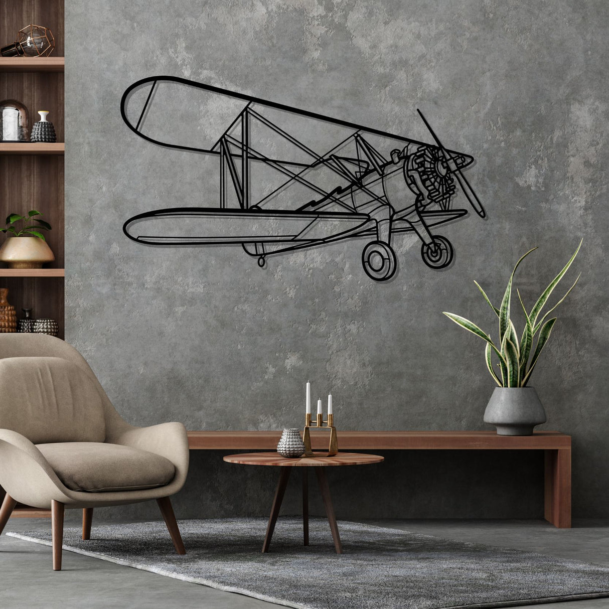 Model 75 Silhouette Metal Wall Art