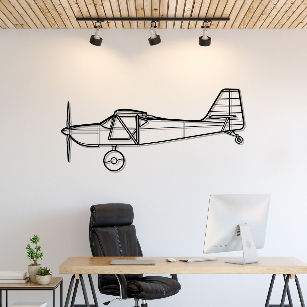 Kitfox 5 Silhouette Metal Wall Art