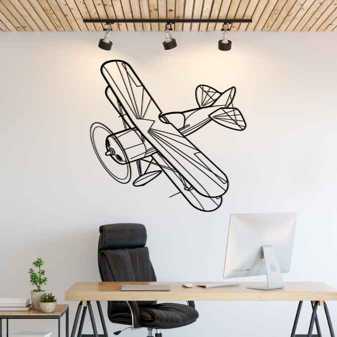 S1S 1977 Angle Silhouette Metal Wall Art