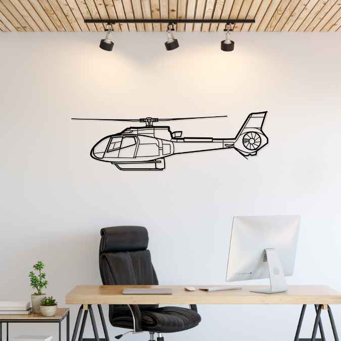 H130 Silhouette Metal Wall Art