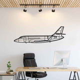 Falcon 2000LX 2008 Silhouette Metal Wall Art