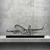 757-200 Silhouette Metal Art Stand