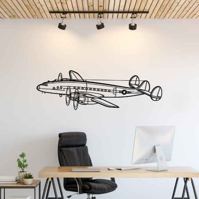 C-121A Constellation Angle Silhouette Metal Wall Art