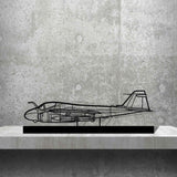 A-6 Intruder Silhouette Metal Art Stand