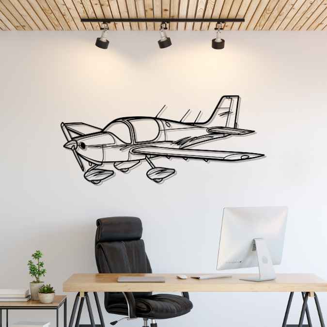XL2 2008 Angle Silhouette Metal Wall Art