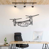 CV-22 Osprey Angle Silhouette Metal Wall Art