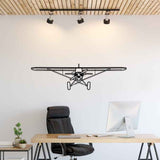 Carbon Cub Front Silhouette Metal Wall Art