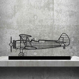 Stearman 75 Silhouette Metal Art Stand