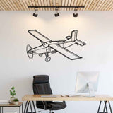 PC-6 Angle Silhouette Metal Wall Art