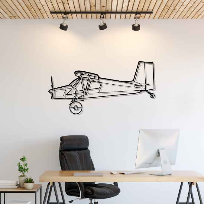 Hornet STOL 2014 Silhouette Metal Wall Art