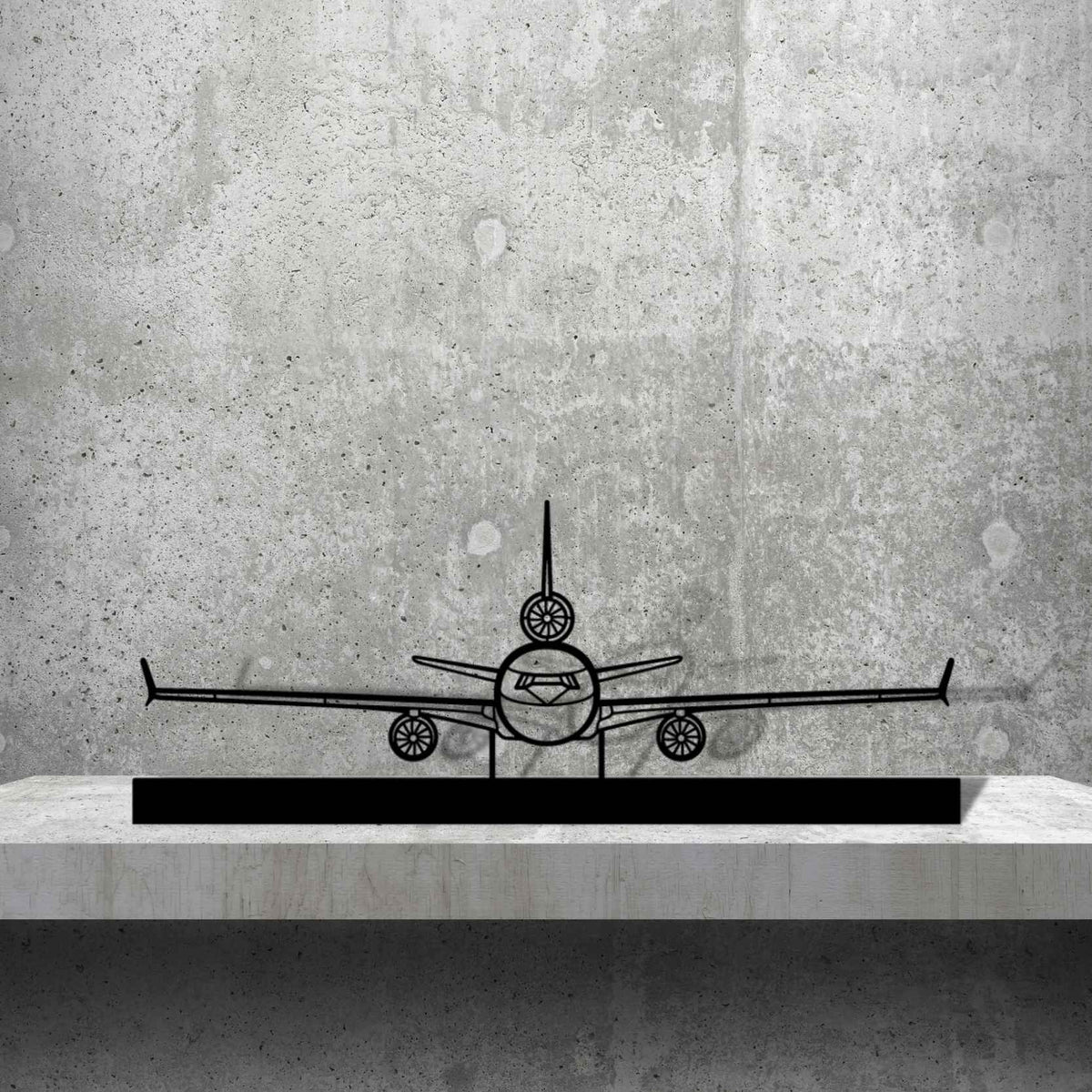 Douglas MD-11 Front Silhouette Metal Art Stand