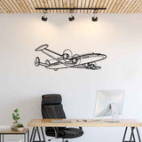 L-1049G Super Constellation Angle Silhouette Metal Wall Art