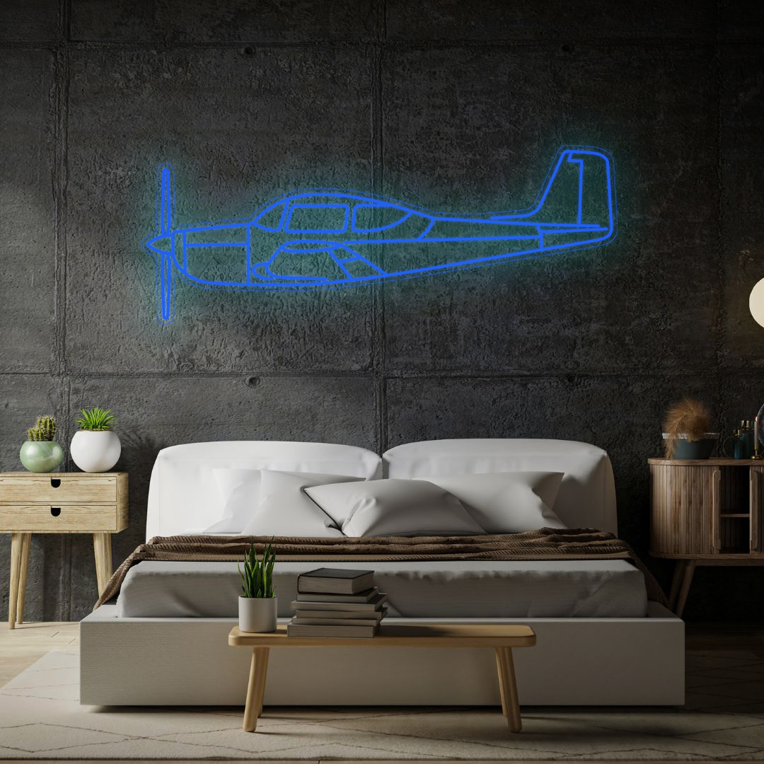 200D 1966 Neon Silhouette