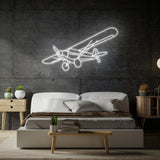 Super Cub Angle Neon Silhouette