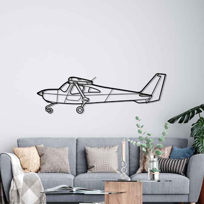 162 SkyCatcher Silhouette Metal Wall Art