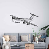 C-5 Galaxy Angle Silhouette Metal Wall Art