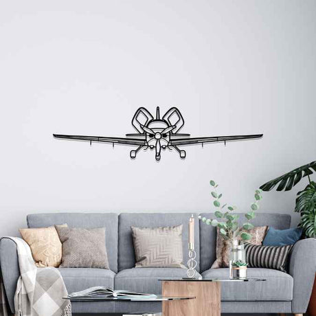 SR22T G6 Front Silhouette Metal Wall Art