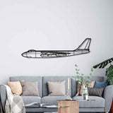 B-47 Stratojet Silhouette Metal Wall Art