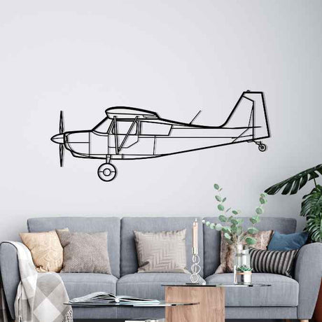 Citabria Explorer Silhouette Metal Wall Art