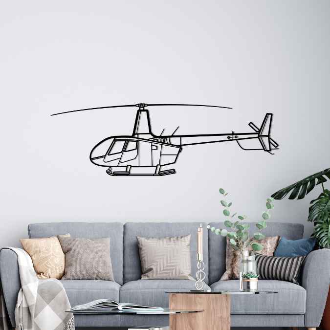 R66 Silhouette Metal Wall Art