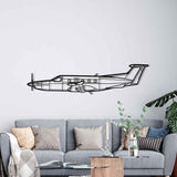 PC-12 NGX Silhouette Metal Wall Art