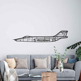 RF-101 Voodoo Silhouette Metal Wall Art