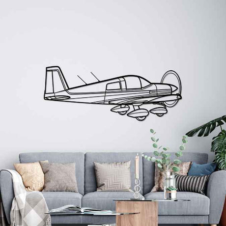 AA-1 Lynx Back Angle Silhouette Metal Wall Art