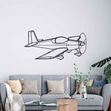 RV-7A Angle Silhouette Metal Wall Art