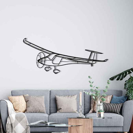 Sinus Max Angle Silhouette Metal Wall Art