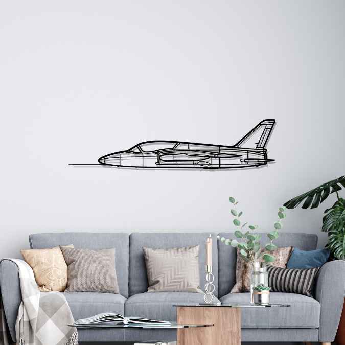 Gnat Silhouette Metal Wall Art