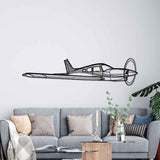 Turbo Arrow 3 Angle Silhouette Metal Wall Art