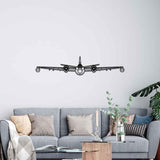 B-57B Canberra Front Silhouette Metal Wall Art