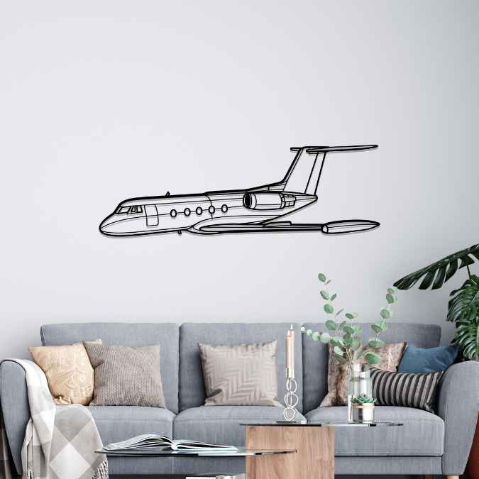G-II  Angle Silhouette Metal Wall Art
