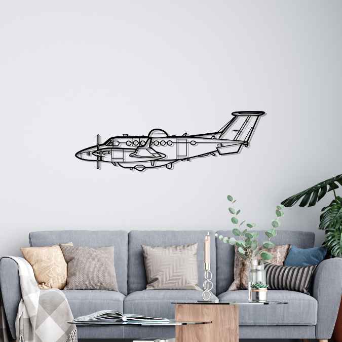 MC-12 EMARSS Silhouette Metal Wall Art