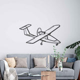 500 TF Angle Silhouette Metal Wall Art