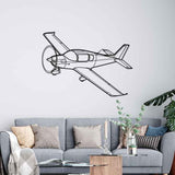 TSi low wing 2023 Angle Silhouette Metal Wall Art