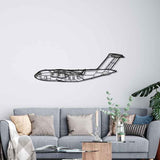 C-17 Globemaster III Silhouette Metal Wall Art