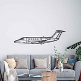 Citation 650 Silhouette Metal Wall Art