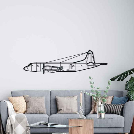 P-3C Orion Silhouette Metal Wall Art