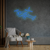 310K 1966 Angle Neon Silhouette