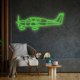 Cirrus SR22 Neon Silhouette