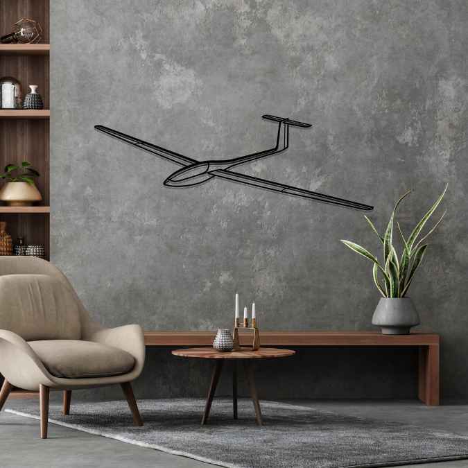 SZD-56 Angle Silhouette Metal Wall Art