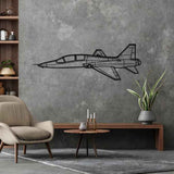 T-38A Talon Angle Silhouette Metal Wall Art