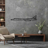 B-1 Lancer Silhouette Metal Wall Art